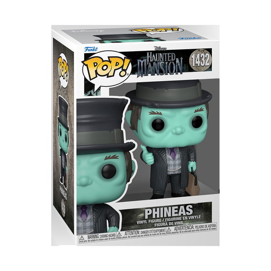 Haunted Mansion (Movie) - Phineas - Funko Pop! Disney: - Fanituote - Funko UK LTD - 0889698723695 - tiistai 16. huhtikuuta 2024