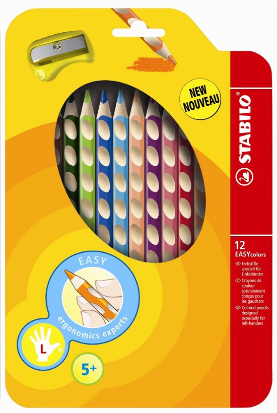 Cover for Stabilo · STABILO EASYcolors Linkshandig - Etui 12st. + Puntenslijper (Spielzeug)