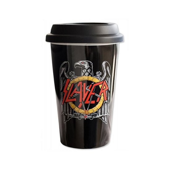 Slayer Eagle Travel Mug Ceramic - Slayer - Mercancía - SLAYER - 4039103996695 - 24 de septiembre de 2019