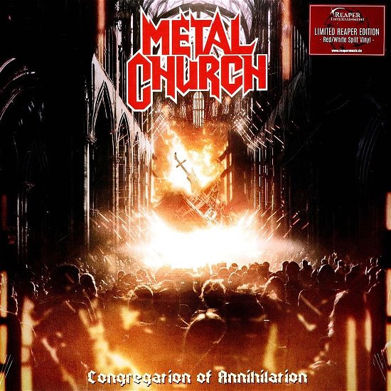 Cover for Metal Church · Congregation of Annihilation (Red / White Split Vinyl (VINYL) (2023)
