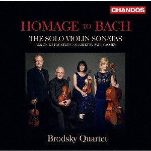 Cover for Brodsky Quartet · Homage to Bach - the Solo Violin Sonatas (CD) [Japan Import edition] (2021)