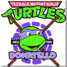 Teenage Mutant Ninja Turtles Fridge Magnet: Donatello - Teenage Mutant Ninja Turtles - Produtos - HBO TMNT - 5055295324695 - 