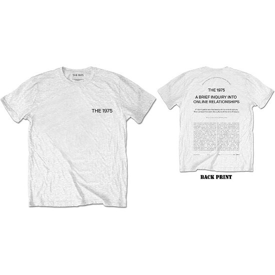 The 1975 Unisex T-Shirt: ABIIOR Welcome Welcome (Back Print) - The 1975 - Merchandise -  - 5056170682695 - 