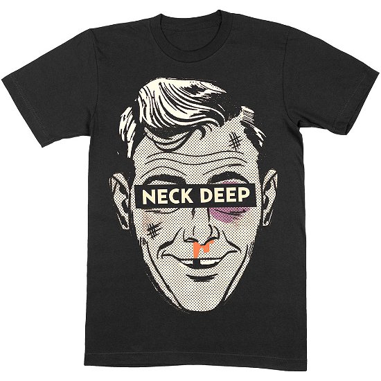 Cover for Neck Deep · Neck Deep Unisex T-Shirt: Ned (T-shirt) [size S] [Black - Unisex edition]