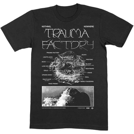 Cover for Nowhere Nothing · Nothing,Nowhere Unisex T-Shirt: Trauma Factor V.2 (T-shirt) [size XXL] [Black - Unisex edition]