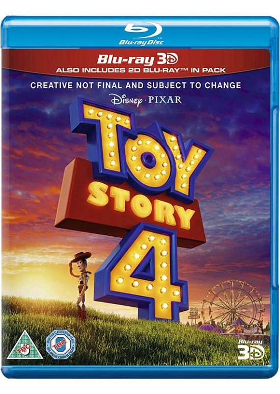 Cover for Toy Story 4 2D + 3D · Toy Story 4 3D + 2D (Blu-ray) (2019)