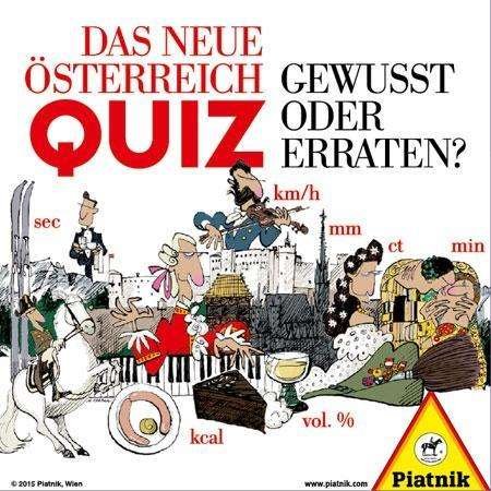 Das neue Österreich-Quiz (Spl)6126 - Pia - Bøker - Piatnik - 9001890612695 - 
