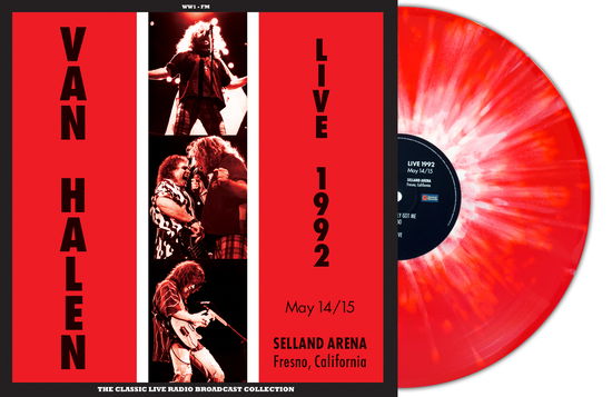 Live At Selland Arena Fresno 1992 (Red / White Splatter Vinyl) - Van Halen - Musik - SECOND RECORDS - 9003829979695 - 5. August 2022