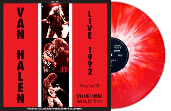 Live At Selland Arena Fresno 1992 (Red / White Splatter Vinyl) - Van Halen - Música - SECOND RECORDS - 9003829979695 - 5 de agosto de 2022