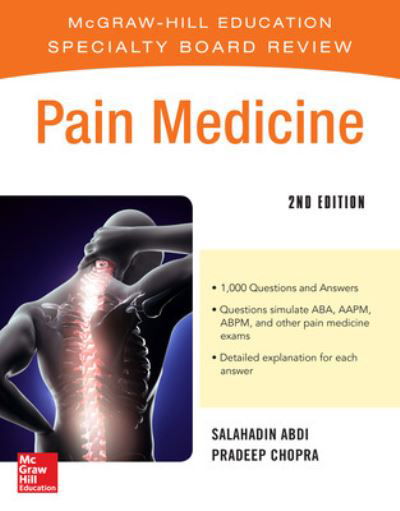 Cover for Salahadin Abdi · McGraw-Hill Specialty Board Review Pain Medicine, 2e (Paperback Book) (2024)