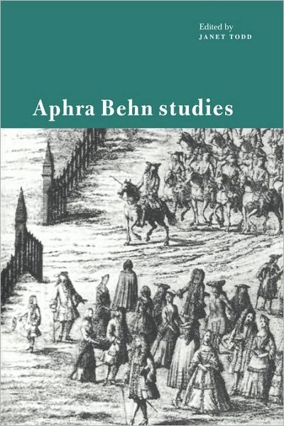 Cover for Janet Todd · Aphra Behn Studies (Innbunden bok) (1996)