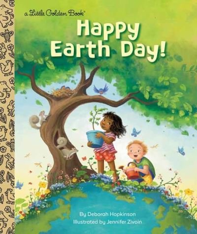 Cover for Deborah Hopkinson · Happy Earth Day! - Little Golden Book (Hardcover Book) (2023)