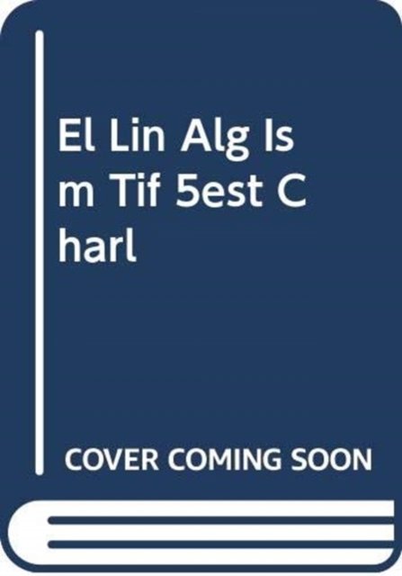 Cover for Larson · El Lin Alg Ism Tif 5est Charl (Paperback Book) (2003)