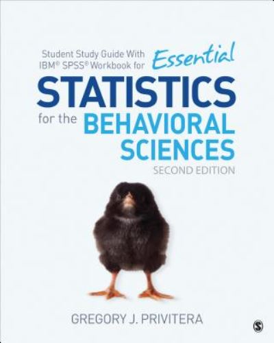 Cover for Gregory J. Privitera · Student Study Guide with IBM® SPSS® Workbook for Essential Statistics for the Behavioral Sciences (Bok) (2018)