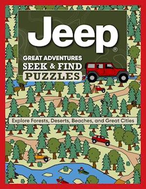 Cover for D.L. Miller · Jeep® Great Adventures Seek &amp; Find Puzzles: Explore Forests, Deserts, Beaches, and Great Cities (Paperback Book) (2025)
