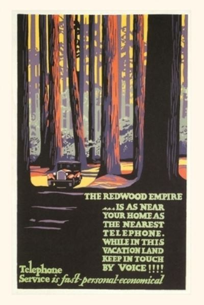 Cover for Found Image Press · Vintage Journal Travel Poster for Redwood Empire (Book) (2022)