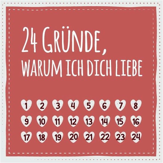 Cover for Herz Geschenkbuch · 24 Grunde, warum ich dich liebe (Pocketbok) (2020)