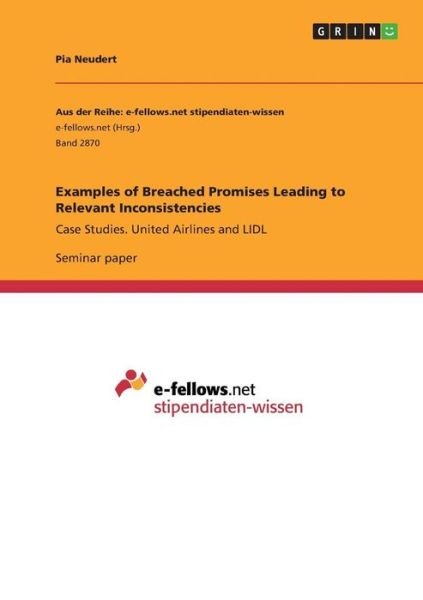 Cover for Neudert · Examples of Breached Promises L (Bog)