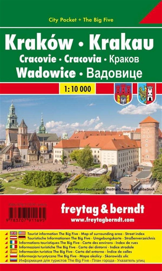 Cover for Freytag-berndt Und Artaria Kg · Krakow - Wadowice City Pocket + the Big Five Waterproof 1:10 000 (Map) (2016)