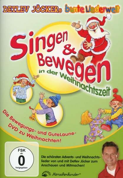 Cover for Detlev Jöcker · Singen &amp; Bewegen.Weihnachtszeit,DVD-Vid (Book) (2008)