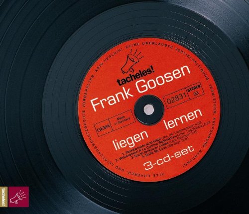 Cover for Frank Goosen · Liegen Lernen (CD) (2016)