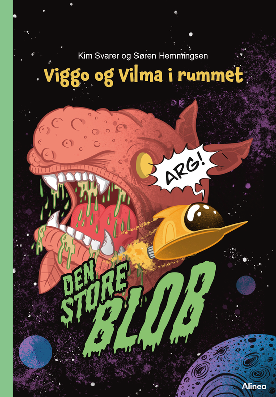 Cover for Søren Hemmingsen; Kim Svarer · Viggo og Vilma i rummet: Viggo og Vilma i rummet - Den store Blob, Grøn Læseklub (Bound Book) [1st edition] (2025)