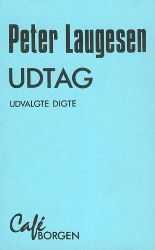 Cover for Peter Laugesen · Udtag (Heftet bok) [1. utgave] (1991)