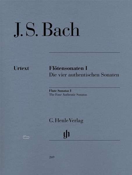 Cover for Johann Sebastian Bach · Bach,js:sonaten,fl.u.kl.1 (auth.)hn269 (Bok) (2018)