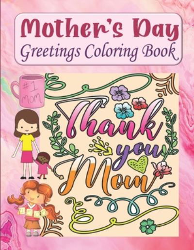 Cover for Kraftingers House · Mother's Day Greetings Coloring Book (Paperback Bog) (2020)