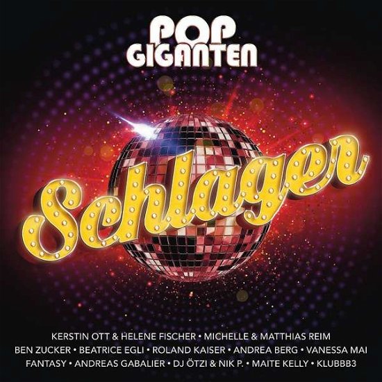 Cover for Various Artists · Pop Giganten - Schlager (CD) (2019)