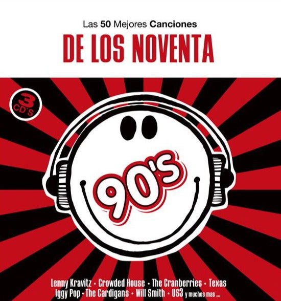 Cover for Sus 50 Mejores Canciones De Los 90 (CD) (2022)