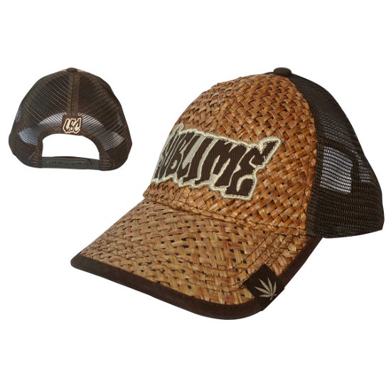 Sublime - Brown Leaf Straw Truck Cap - Sublime - Merchandise -  - 0838880006696 - 
