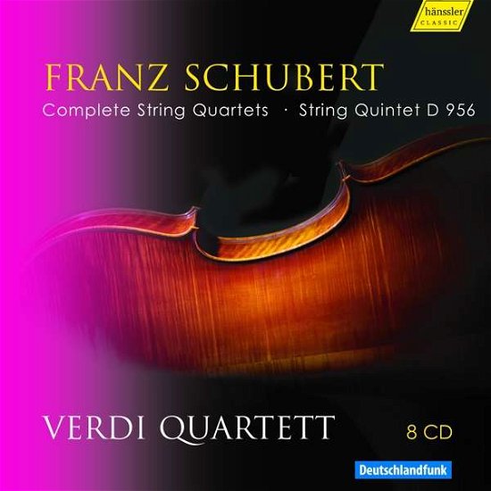 Schubert / Complete String Quartets - Verdi Quartett - Música - HANSSLER CLASSIC - 0881488170696 - 1 de dezembro de 2017
