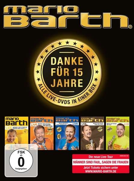 Cover for Mario Barth · Danke Für 15 Jahre: Die Box-alle 5 Live-dvds in (DVD) (2017)