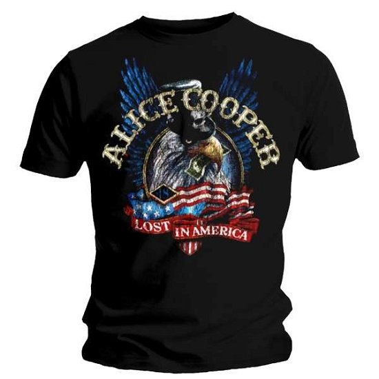 Lost in America (T-shirt,schwarz,größe L) - Alice Cooper - Merchandise - CID - 5052905317696 - 30. november 2012