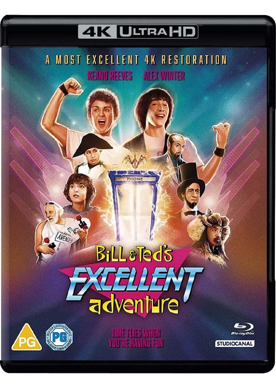 Bill and Teds Excellent Adventure - Bill & Ted's Excellent Adventure - Movies - Studio Canal (Optimum) - 5055201845696 - August 10, 2020