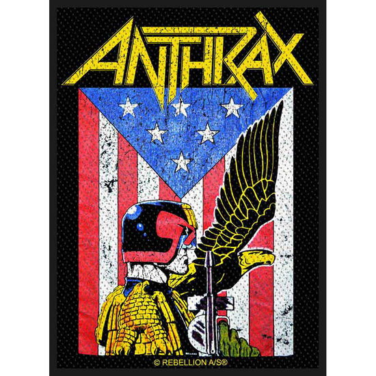 Anthrax Standard Patch: Judge Dredd - Anthrax - Produtos - PHD - 5056365702696 - 20 de julho de 2020
