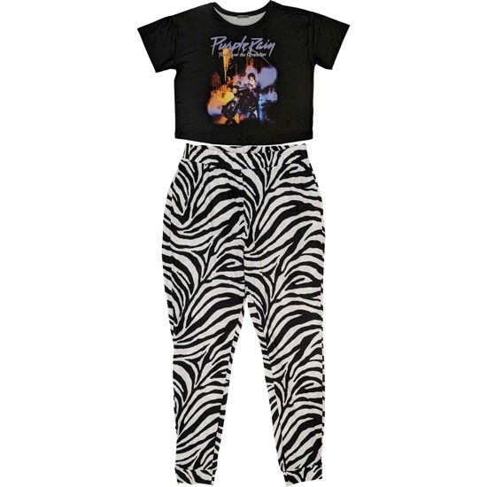 Cover for Prince · Prince Ladies Pyjamas: Purple Rain (Black) (CLOTHES) [size XS] (2023)