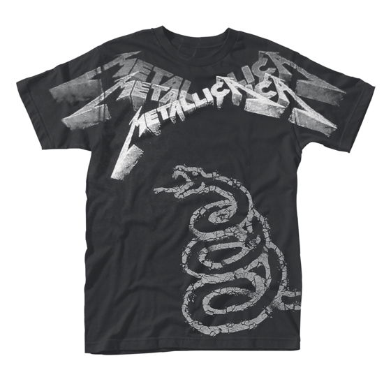 Metallica · Black Album Faded (All Over) (T-shirt) [size S] [Black edition] (2018)