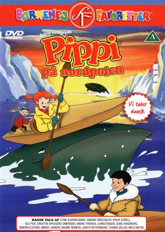 Cover for Astrid Lindgren · Pippi På Nordpolen (Langfilm) Bio Tegnet (DVD) (2007)