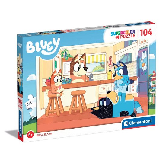Puslespil Bluey, 104 brikker - Clementoni - Board game - Clementoni - 8005125271696 - September 27, 2023