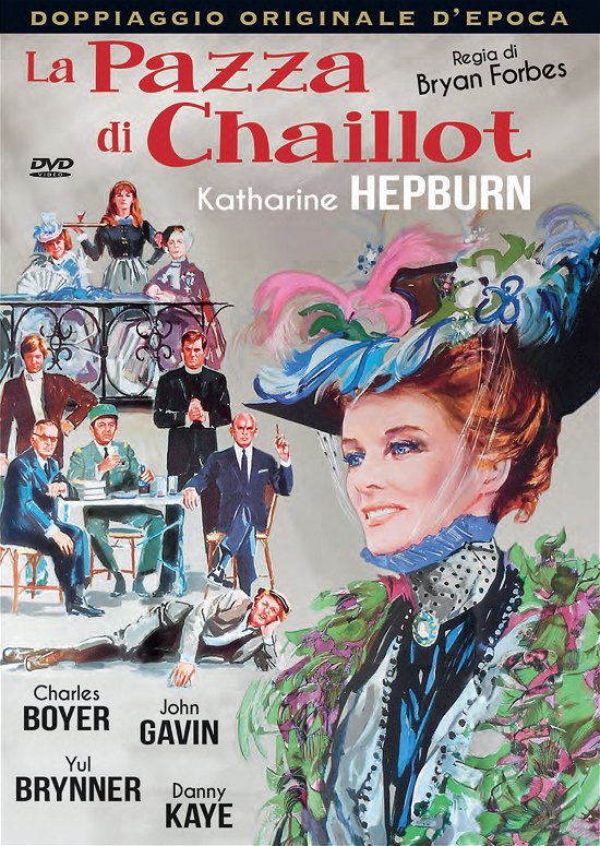 Cover for Charles Boyer,claude Dauphin,john Gavin,katharine Hepburn · La  Pazza Di Chaillot (DVD) (2018)