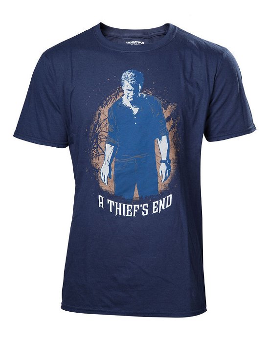 Uncharted 4 - a Thief's End Drake's Figure T-shirt - Size M (Ts302041unc-m) - Bioworld Europe - Merchandise -  - 8718526521696 - 
