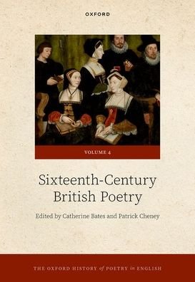Cover for The Oxford History of Poetry in English: Volume 4. Sixteenth-Century British Poetry - Oxford History of Poetry in English (Gebundenes Buch) (2022)