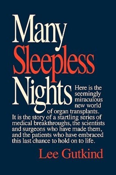Cover for Lee Gutkind · Many Sleepless Nights (Bok) (1988)