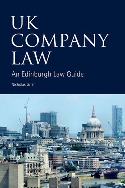 Cover for Nicholas Grier · UK Company Law: An Edinburgh Law Guide (Hardcover Book) (2022)