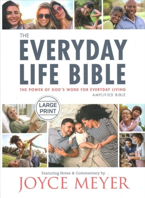 Cover for Joyce Meyer · The Everyday Life Bible Large Print: The Power of God's Word for Everyday Living (Hardcover Book) (2021)