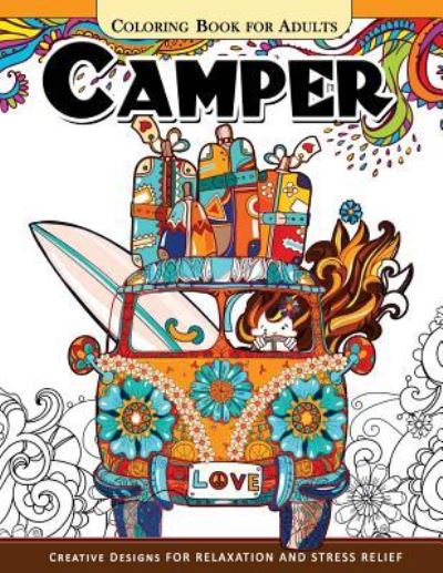 Cover for Inspirational Coloring Book · Camper Coloring Book for Adults (Paperback Book) (2017)