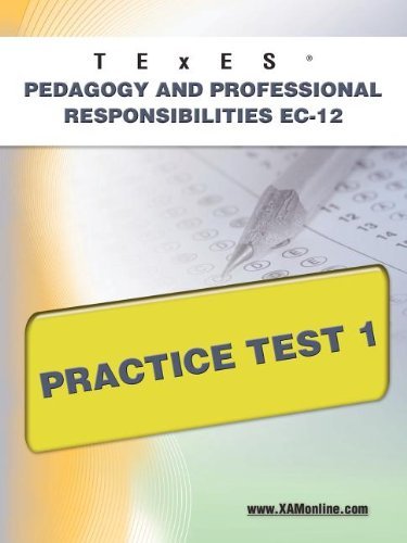 Cover for Sharon Wynne · Texes Pedagogy and Professional Responsibilities Ec-12 Practice Test 1 (Taschenbuch) [Csm edition] (2011)