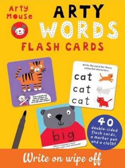 Cover for Susie Linn · Arty Words Flash Cards - Arty Mouse Write on Wipe Off Flash Cards (Flashcards) (2016)